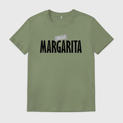 Футболка хлопковая мужская Unreal Margarita, цвет: авокадо