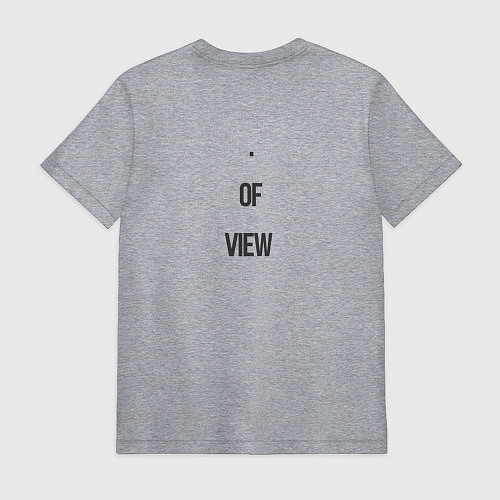 Мужская футболка Selfisheye logo / Меланж – фото 2