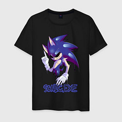 Футболка хлопковая мужская Sonic Exe - Dark Sonic, цвет: черный