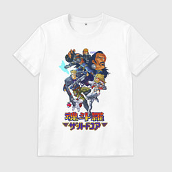 Футболка хлопковая мужская Hard corps, цвет: белый