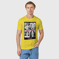 Футболка хлопковая мужская Blackpink K-pop, цвет: желтый — фото 2