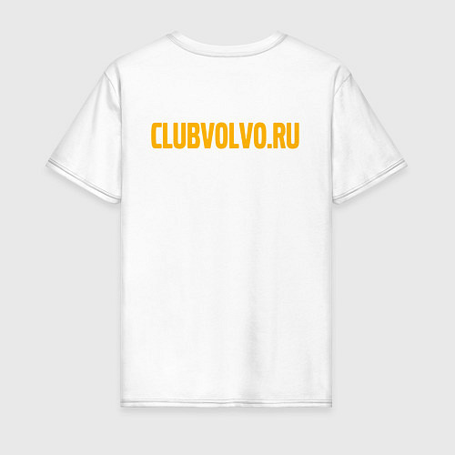 Мужская футболка VOLVO Логотип / Белый – фото 2