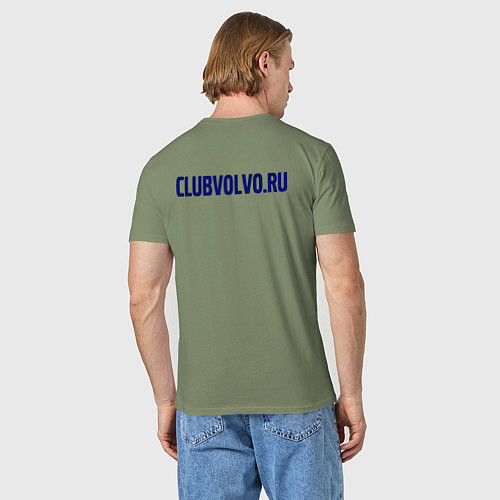Мужская футболка CLUB VOLVO / Авокадо – фото 4