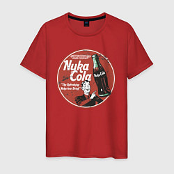 Футболка хлопковая мужская Nuka Cola Ice Cold Retro, цвет: красный