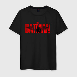 Футболка хлопковая мужская Логотип Бэтмена 2022, цвет: черный