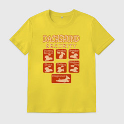 Мужская футболка Такса - охрана
