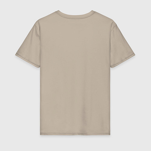 Мужская футболка Тодо 530 тыс IQ / Миндальный – фото 2