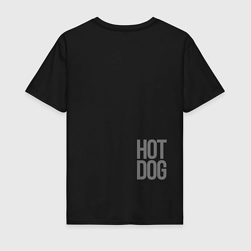 Мужская футболка HOTDOG-SVORA / Черный – фото 2