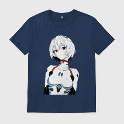 Мужская футболка Рей Аянами Rei Ayanami Ева Евангелион
