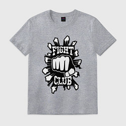 Футболка хлопковая мужская F Club, цвет: меланж