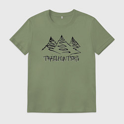Футболка хлопковая мужская Trailhunters, цвет: авокадо