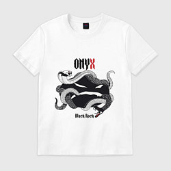 Футболка хлопковая мужская Onyx black rock, цвет: белый