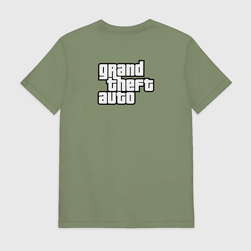 Мужская футболка GTA San Andreas girl / Авокадо – фото 2