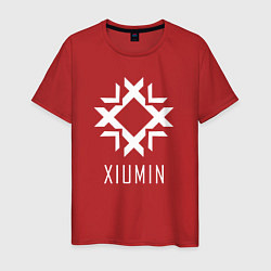 Футболка хлопковая мужская Exo XIUMIN, цвет: красный