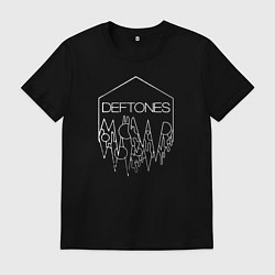 Футболка хлопковая мужская Deftones, цвет: черный