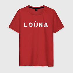 Футболка хлопковая мужская Лоуна louna 1984, цвет: красный