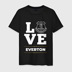 Футболка хлопковая мужская Everton Love Classic, цвет: черный