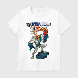 Мужская футболка Earth worm - Jim