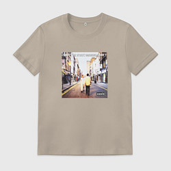 Футболка хлопковая мужская WHATS THE STORY MORNING GLORY?, цвет: миндальный