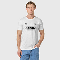 Футболка хлопковая мужская Napoli Униформа Чемпионов, цвет: белый — фото 2