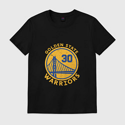 Футболка хлопковая мужская GS Warriors, цвет: черный