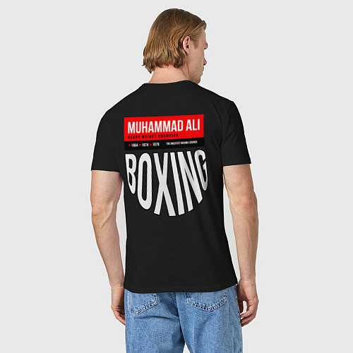 Мужская футболка Muhammad Ali двухсторонняя / Черный – фото 4
