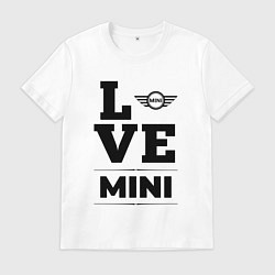Футболка хлопковая мужская Mini Love Classic, цвет: белый