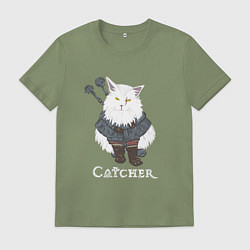 Футболка хлопковая мужская Котьмак, цвет: авокадо