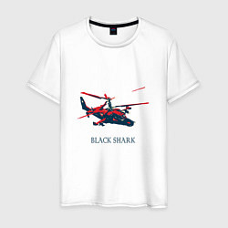 Футболка хлопковая мужская Black Shark, цвет: белый
