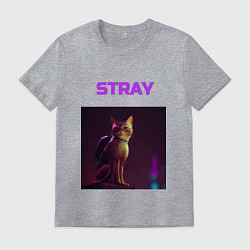 Футболка хлопковая мужская STRAY HK Project, цвет: меланж