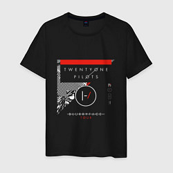 Футболка хлопковая мужская BLURRYFACE TOUR, цвет: черный