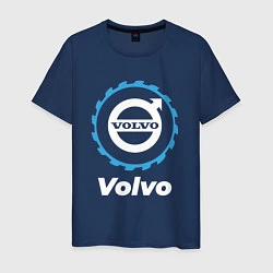 Футболка хлопковая мужская Volvo в стиле Top Gear, цвет: тёмно-синий