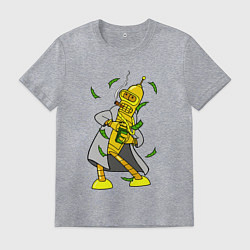 Футболка хлопковая мужская Golden Bender, цвет: меланж