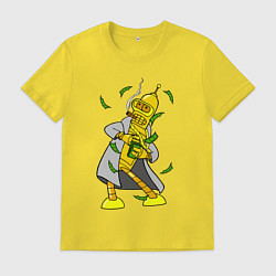 Футболка хлопковая мужская Golden Bender, цвет: желтый