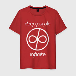 Футболка хлопковая мужская Infinite Deep Purple, цвет: красный