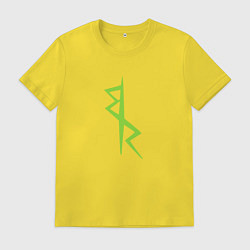 Футболка хлопковая мужская Cyberpunk - Команда Дэвида, цвет: желтый