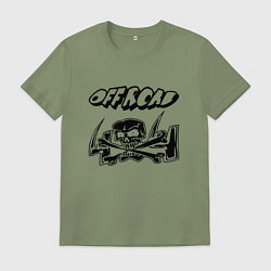 Футболка хлопковая мужская Offroad, цвет: авокадо
