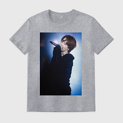 Футболка хлопковая мужская Yet to come in Busan Jimin, цвет: меланж
