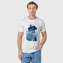 Футболка хлопковая мужская Прекрасная Ранни - Elden Ring, цвет: белый — фото 2