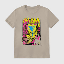 Мужская футболка Девушка гламур