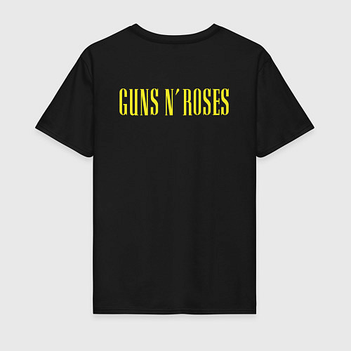 Мужская футболка Guns n roses Skull / Черный – фото 2