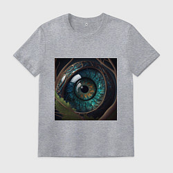 Футболка хлопковая мужская Взгляд со стороны, цвет: меланж
