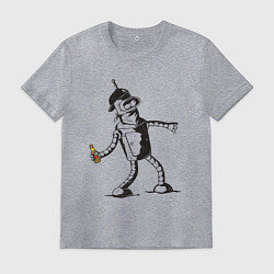 Мужская футболка Бендер граффити