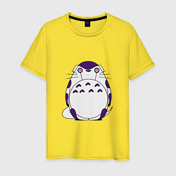 Футболка хлопковая мужская Totoro Frieza, цвет: желтый