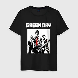 Футболка хлопковая мужская Greed Day rock, цвет: черный