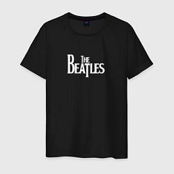 Футболка хлопковая мужская The Beatles Let It Be, цвет: черный
