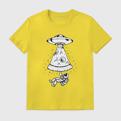 Мужская футболка Pizza space