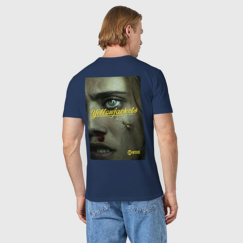 Мужская футболка Шершни Лора Ли / Тёмно-синий – фото 4