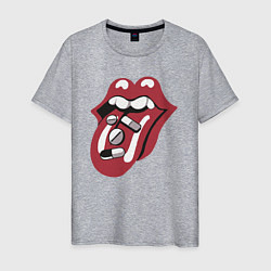 Мужская футболка Rolling stones pills