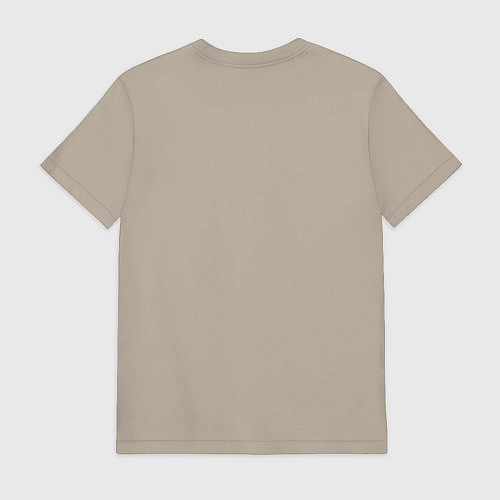 Мужская футболка Свёкла / Миндальный – фото 2